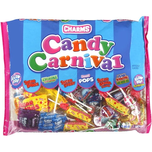 tyfoon rand een kopje Charms Assorted Carnival Candy, 44 Oz. - Walmart.com