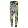 thumbnail image 3 of Rick And Morty Women's Jogger Track Pants Print Drawstring Lounge Sweatpants Casual Trousers for Yoga, Workout XL, 3 of 7