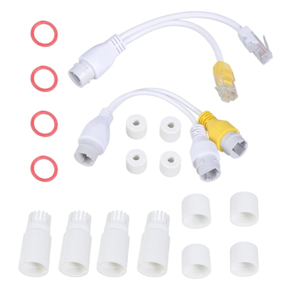 2 Port POE Cable Passive Power Over Ethernet Adapter Cable POE Splitter Injector Power Supply Module Networking Splitter