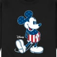 thumbnail image 3 of Disney - Americana - Mickey Flag Pattern - Men's Crew Neck Fleece Pullover, 3 of 5