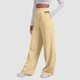thumbnail image 2 of Pantalones de yoga de cintura alta con forro polar para mujer - Pierna ancha y recta, bolsillos para hacer ejercicio/uso informal (S-XXXL), 2 of 6