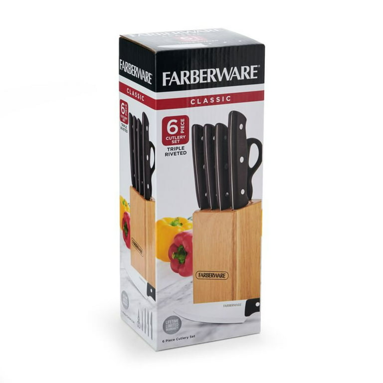 Farberware Classic 22-piece Stamped Stainless Steel Cutlery