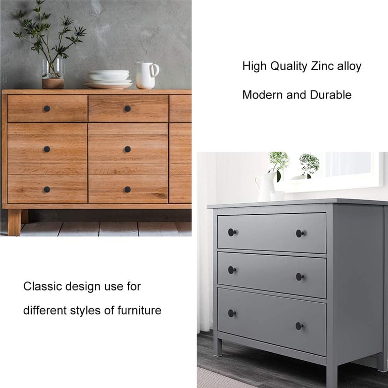 Goldenwarm 18Pack Black Cabinet & Drawer Knobs, Round Kitchen & Dresser Hardware - Walmart.com Goldenwarm 18Pack Black Cabinet & Drawer Knobs, Round Kitchen & Dresser Hardware - Walmart.com