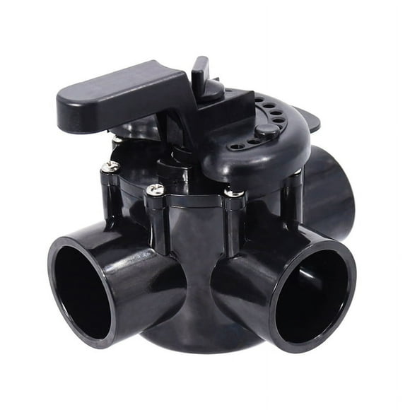 3-Way Diverter Valve with 1-1/2In ID&2In OD PVC Pipe Diverter Valve