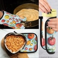 thumbnail image 5 of Yayeee Oven Mitts and Pot Holder Set of 4 Heat Resistant Kitchen Gloves Baking Hot Pad, Yellow Tomatoes, 5 of 5