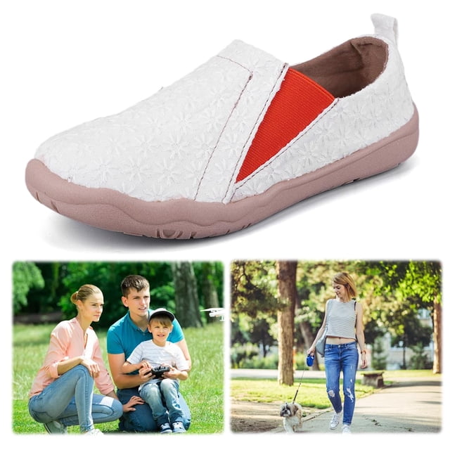 Zapatos para Lona Mujer Mocasines Pintados Con Arte Antideslizantes Viajes Al Aire Libre