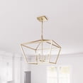 thumbnail image 7 of 3294-SN-Millennium Lighting-4 Light Pendant-21 Inch Tall and 23 Inch Wide-Satin Nickel Finish    -Traditional Installation, 7 of 7