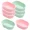 B, variant on 8-Piece Silicone Oval Cake Mold Set, Reusable Muffin Cupcake Cups for Bread, Toast, Cakes and Home Baking