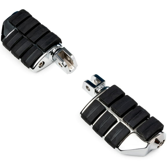 Krator 2x Dually Style Foot Pegs (Left & Right) Compatible with Honda Gold Wing F6B 2001-2018 (Front Only)