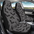 thumbnail image 4 of XYZCANDO Stretchable Front Seat Covers for Cars Truck SUV Sedan, Washable Soft Car Seat Covers 2 pcs Polyester Fabric Bat, 4 of 10