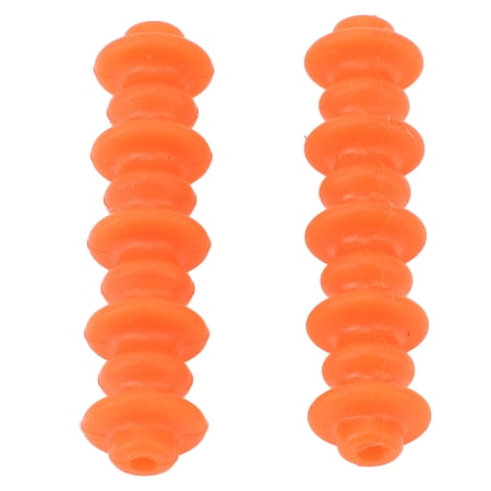 YAHHU Orange Rubber Bow String Damper Shock Absorber for Compound Bow Archery Stabilizer Silencer Vibration Reduction Target Practice Hunting