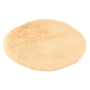 EQWLJWE Plush Dog Bed Mat Warm Fluffy Round Puppy Crate Pad with Anti-Slip Waterproof Bottom Soft Comfy Pet Kennel Mat for Small and Medium Dogs Sleeping