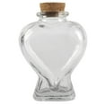 thumbnail image 2 of Heart-Shaped Glass Bottle with Cork by Ashland - Decorative Jar for Weddings - Parties - Home Decor - Arts & Crafts - Bulk 12 Pack, 2 of 3