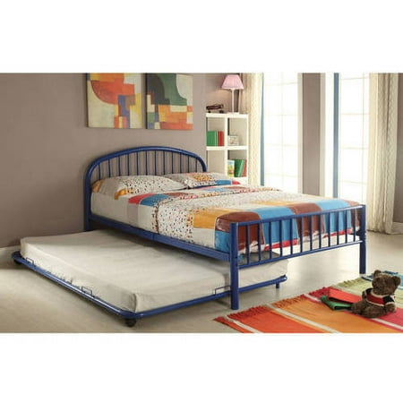 Alex Trundle Twin Bed - Cailyn Twin Bed with Trundle, Blue