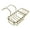 Brass, variant on Kingston Brass CC2167 8-3/8 Inch Clawfoot Tub Hanging Soap and Sponge Holder in Brushed Brass