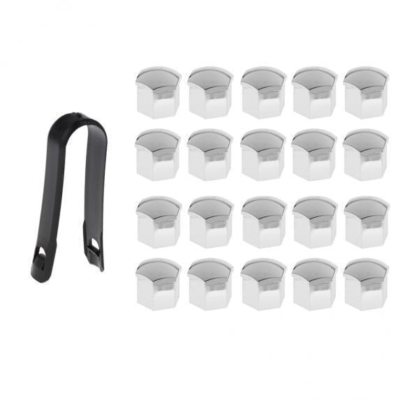 2x 20 piezas de coche, camión, rueda, neumático, , tornillo, tapa protectora de 17 mm DYNWAVEMX Cubierta de la tapa del tornillo del cubo del neumático de la rueda