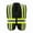 Black, variant on International IC110RD RG Contrast Incident Command Vest, Red - Regular