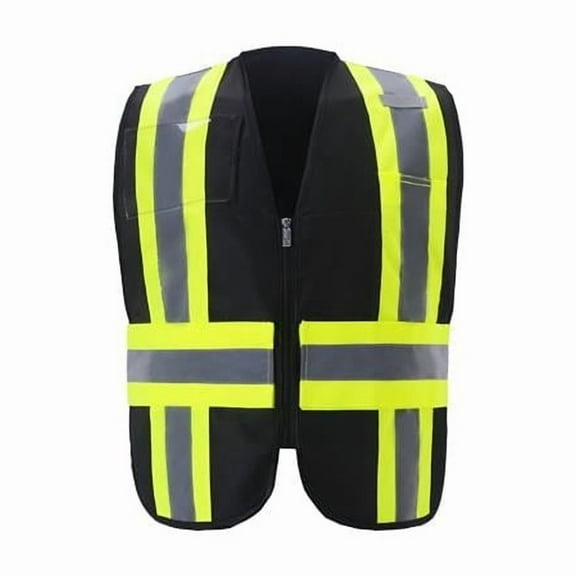 Contrast Incident Command Vest, Black - Regular