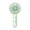 Green, variant on Portable Mini Fan Portable Handheld Fan with Led Light Usb Rechargeable Mini Fan 3 Speeds Brushless Motor Quiet Design for Travel Office Outdoor Use