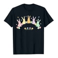 thumbnail image 4 of Odbmxy Summer Tee Shirts for Women Easter Short Sleeve Tops for Women Casual Loose Holiday Black Pullover Graphic Tops, 4 of 6