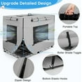 thumbnail image 2 of 42 Inch Thickened Dog Crate Cover with Mesh Windows Windproof Portable for Indoor/Outdoor Use, 2 of 5