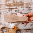 thumbnail image 5 of Wensltd Summer Wedge Sandals for Women Beach Open Toe Casual Outdoor Vacation Walking Thick Sole Sandals Pink, 5 of 9