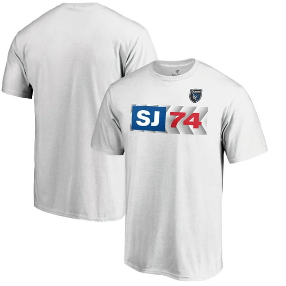 Men's White San Jose Earthquakes Jersey Hook T-Shirt