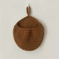 thumbnail image 3 of Cesta de frutas para almacenamiento de verduras montada en la pared, Nido de Pájaro para colgar en la pared, bolsillo de red con forma de gota de agua, cuerda de algodón hecha a mano, colgante de pare, 3 of 5