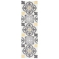 thumbnail image 3 of SAFAVIEH Four Seasons Katelynn Damask Polyester Area Rug, Grey/Ivory, 5' x 8', 3 of 8