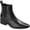 Black, variant on Journee Collection Womens Brooklee Leather Square Toe Booties