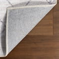 thumbnail image 3 of nuLOOM Grier SplashGuard Diamond Machine Washable Area Rug, 4' x 6', Grier Light Grey, 3 of 11