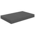 thumbnail image 2 of vidaXL Floating Wall Shelves 2 pcs High Gloss Grey 40x23x3.8 cm MDF, 2 of 5