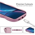 thumbnail image 6 of for iPhone XR Case 6.1 Inch Curly Wave Frame Phone Case Cute Design Color Aesthetic Phone Case Soft TPU Shockproof Protective Bumper Case Cover for Girls, Lavender Purple, 6 of 12