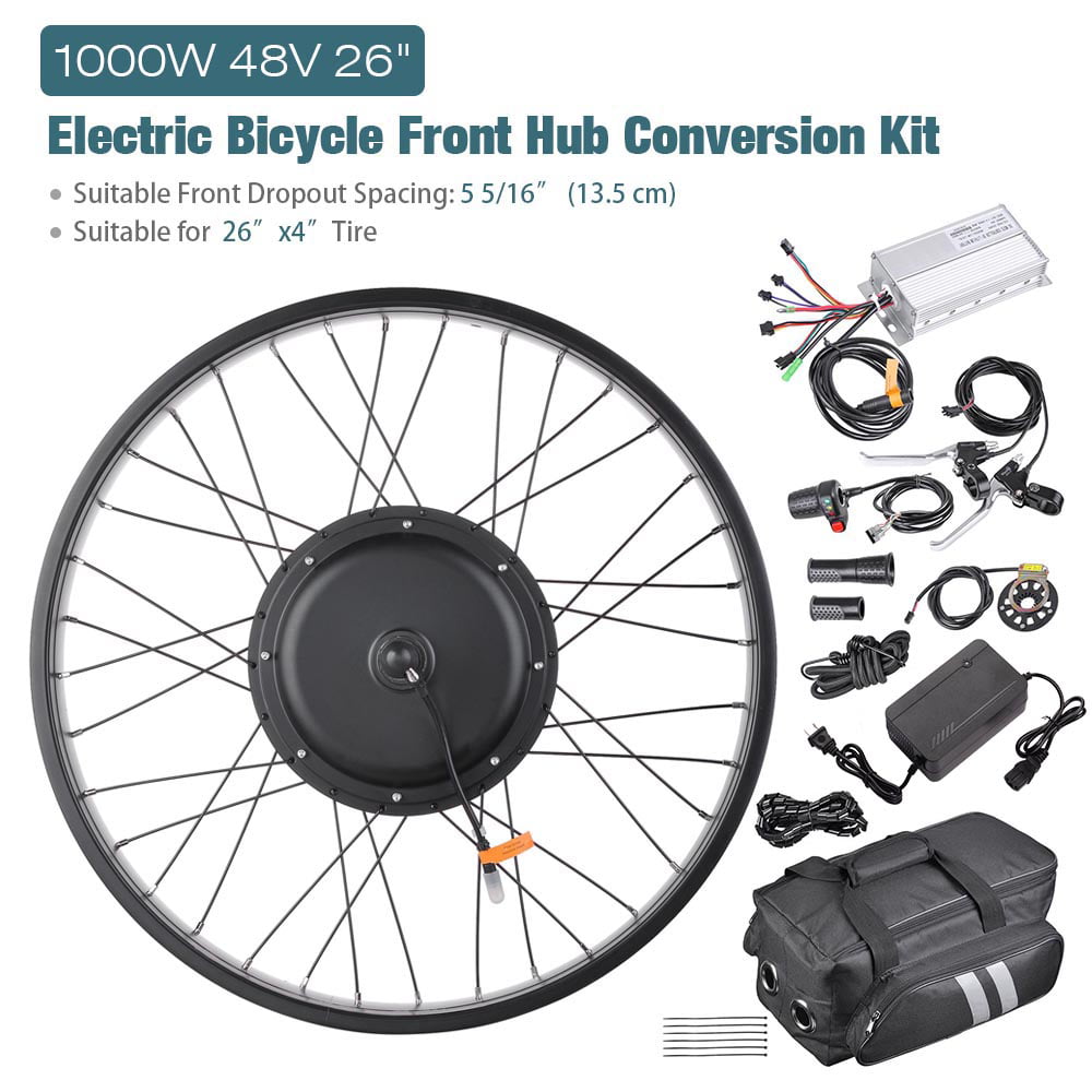48v 26" Front Wheel Electric Bicycle Motor Conversion 1000w E Bike Cycling Hub for sale online 