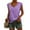 Purple, variant on Njoeus Womens Plus Size Tank Tops Cap Sleeve Basic T-Shirt Summer Casual Loose Fitting Blouses Solid Color S-5XL
