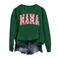 thumbnail image 3 of SIYUDAN Women Sweatshirts Long Sleeve Sweatshirt Pullover Sweatshirts for Women Green Pullover Adult Cute Crewnecks for Women Winter Fashion for Women Trending Fashion, 3 of 3