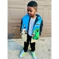 thumbnail image 2 of Minecraft Creeper Steve Big Boys Zip Up Puffer Jacket Toddler to Big Kid, 2 of 5