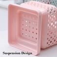 thumbnail image 4 of Desk Organizer for Pens, Pencils, Markers and Art Supplies, Plastic Storage Holder with 3 Compartments for Office, Makeup, and Home Organization, 4 of 6