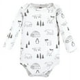 thumbnail image 5 of Hudson Baby Cotton Long-Sleeve Bodysuits, 5-Pack, Newborn- 24 Months, 5 of 7