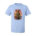 thumbnail image 2 of Wild Bobby, Undead Dark Knight, Pop Culture, Men Graphic Tees, Light Blue, 2XL, 2 of 3