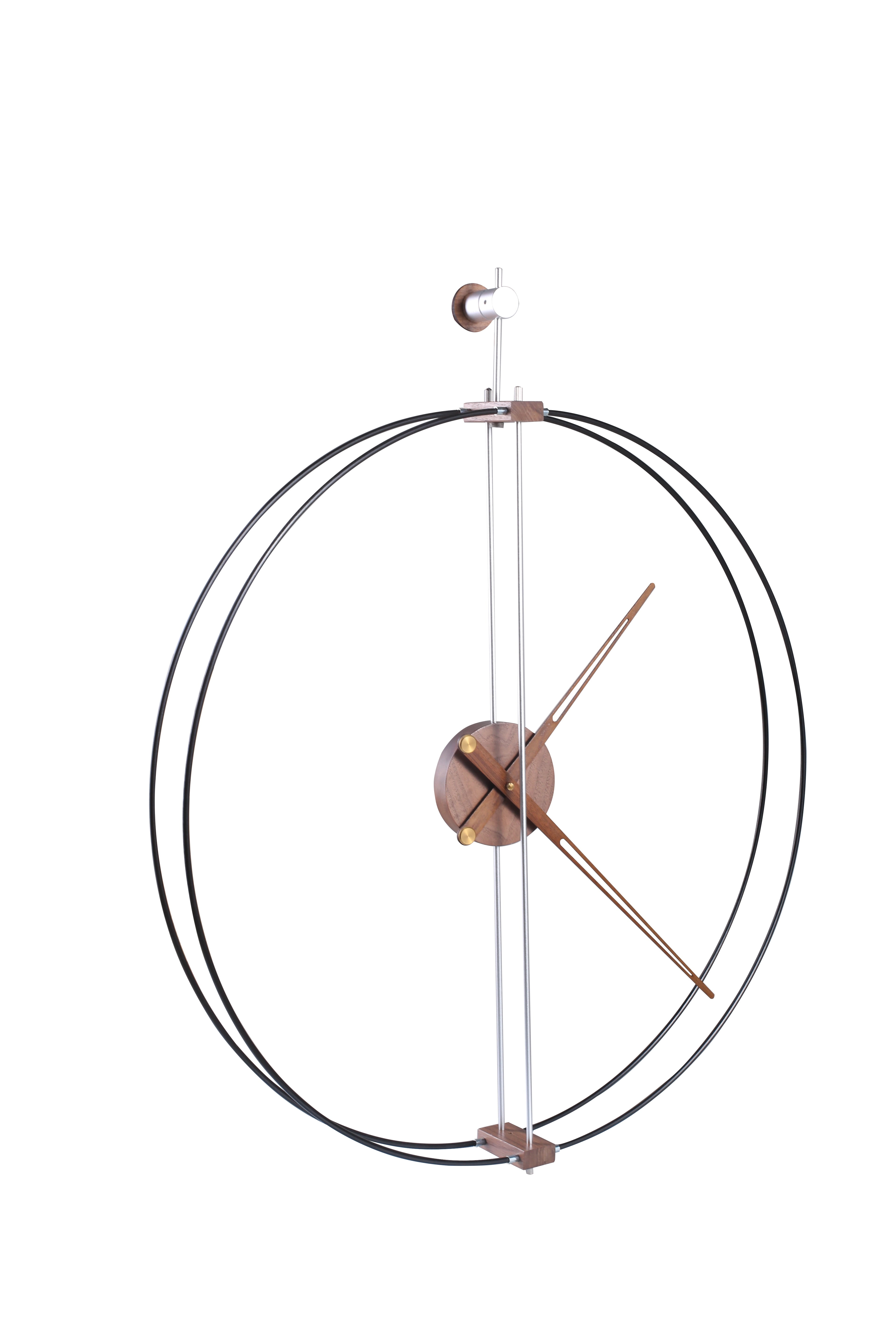Pacific Bay Barcelona Extra-Large Decorative Lightweight 24-inch Minimalist Analog Wall Clock