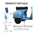 thumbnail image 6 of TABLETREANDS Aluminum Alloy Motorcycle Foot Side Stand Blue Load-Bearing Capacity 1 Set 11.4X3.1X1.6In, 6 of 8
