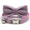 Lilac velvet silver clasp, variant on Soft & Comfy Bowtie Dog Collar, Detachable and Adjustable Bow Tie Collar, for Small Medium Large Pet