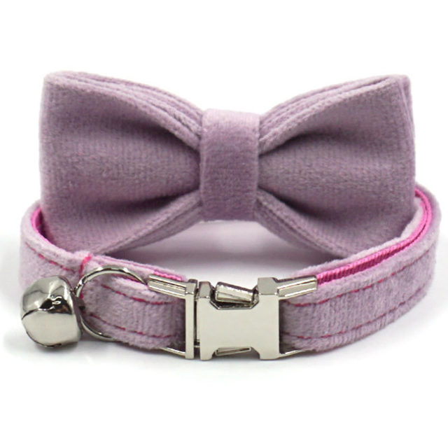 Collar de perro Bowtie suave y cómodo, collar de pajarita desmontable y ajustable, para mascotas pequeñas, medianas y grandes