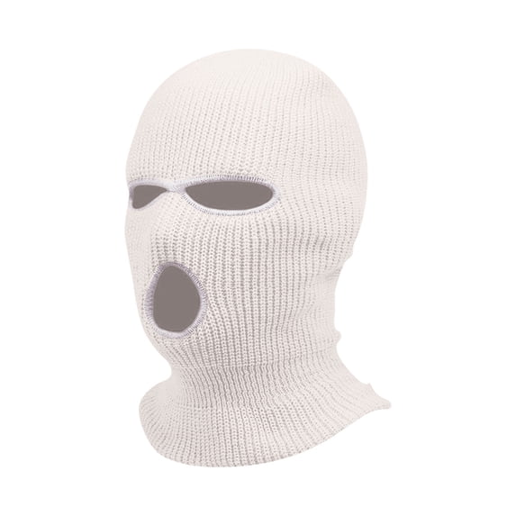 Nestiefly 3 Hole Ski Mask, Knitted Balaclava Face Mask, Winter Full Face Mask Cover for Winter Outdoor Sports 2026 White One Size