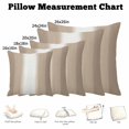 thumbnail image 5 of Throw Pillow Covers, Beige Ombre Striped Decorative Throw Pillow Covers 18x18 Inch, Beige Gradient Farmhouse Abstract Art Square Linen Pillow Cases for Couch/Living Room/Sofa, 5 of 9