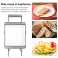thumbnail image 3 of Manual Bread Cutter, Precise Grid Scale Lines Stainless Steel Wires Rust  Exquisite Workmanship High Strength Handheld Cheese Cutter  For Bananas, 3 of 7