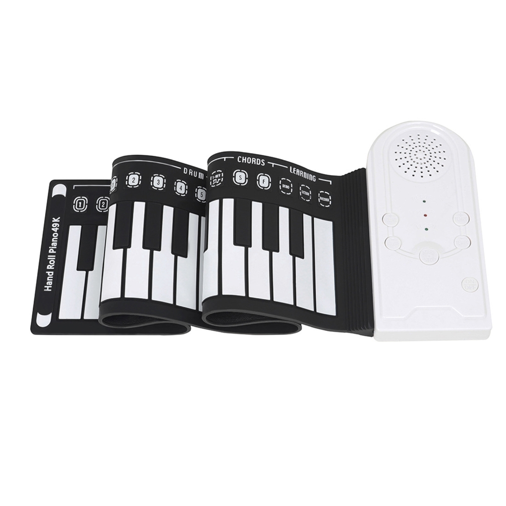 Portable 49 Piano Musical Instrument Foldable Portable Electronic Piano Keyboard for Beginners