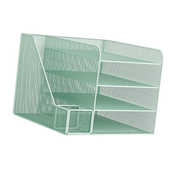 Organizador de mesa Bandeja para cartas de papel Ligero Creativo Multifunción Portátil Verde