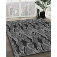 thumbnail image 3 of Ahgly Company Machine Washable Indoor Rectangle Transitional Gray Area Rugs, 7' x 9', 3 of 7